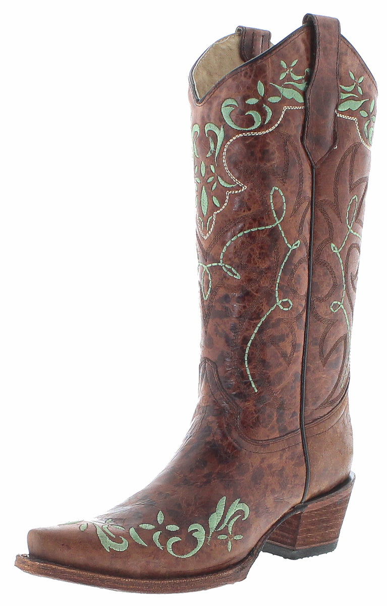 Circle G Boots L5493 Brown Women Western Boots – La Gran Bota