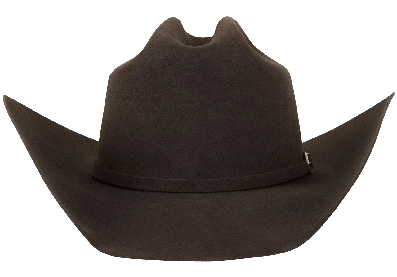 American Hat Company 10X Chocolate Felt Hat 4 1 4 Inch Brim RC