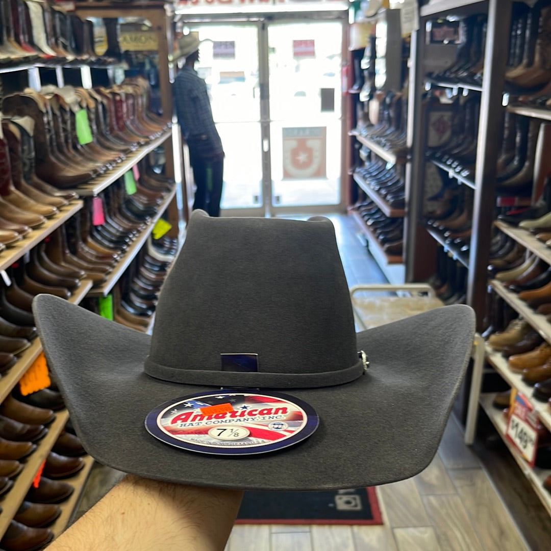 Copy of American Hat Company 7X Steel Grey Felt Hat 4 1/4 Brim – La Gran Bota Stores